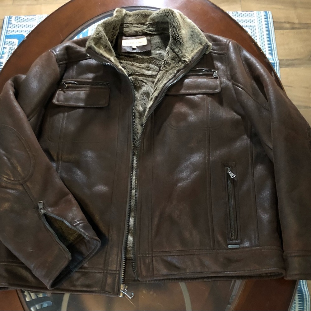 Calvin Klein Brown Military Field Jacket